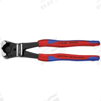 KNIPEX End Cutting Nippers: 7 7/8 in Overall Lg, For 0.23 in Max Wire Thick, 1 1/2 in Jaw Wd - General Purpose Nippers