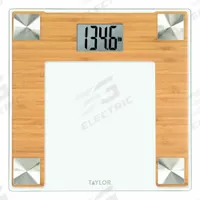 TAYLOR PRECISION PRODUCTS Bathroom Scale: Digital, kg/lb, 12 1/4 in Weighing Surface Wd (MPN 532010610). Key specifications — Brand: TAYLOR; Weighing Units: lb; IP Rating: Not IP Rated; Indicator Attachment: Integrated; Readability: 0.1 kg/0.2 lb.