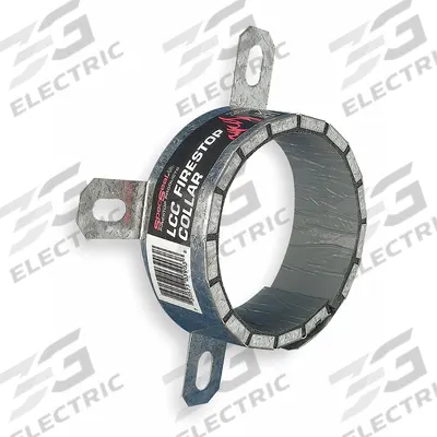 STI Firestop Pipe Collar: 3 in For Pipe Size, 2 hr, Common Construction Surfaces - Firestop Collars for Pipes