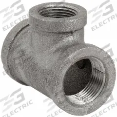 ANVIL Metal Pipe Tee: 3/4 in x 3/4 in x 1/2 in, 2,000 psi @ 150°F, Malleable Iron, Class 300 (MPN 0310520002). Key specifications — Maximum Operating Pressure: 2,000 psi @ 150 °F; (DO NOT SEND) Manufacturer Location: Made in USA.