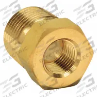 PARKER Metal Pipe Straight: Straight, 1/2 in x 3/8 in, Male NPT Threaded x Female NPT Threaded (MPN 8-6 RB-B). Key specifications — Maximum Operating Pressure: 2,800 psi.