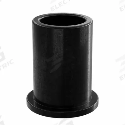OILITE Flanged Sleeve Bearing: PEEK, 3/8 in Bore, 1/2 in OD, 3/4 in Overall Lg - Low-Friction Plastic Flanged Sleeve Bearings