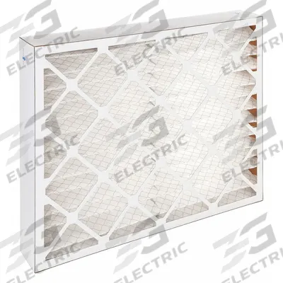 GRAINGER Pleated Air Filter: 20 in x 24 in x 4 in, MERV 8 - MERV 8 Pleated Air Filters