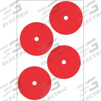 ACCUFORMNMC Gauge Marking Labels: Red, Polyester, 4 PK (MPN GML105RD). Key specifications — Label Color: Red; Label Material: Polyester.