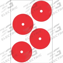 ACCUFORMNMC Gauge Marking Labels: Red, Polyester, 4 PK (MPN GML105RD). Key specifications — Label Color: Red; Label Material: Polyester.