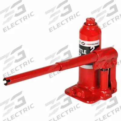 AMERICAN FORGE & FOUNDRY Bottle Jack: Steel, Mechanical, 2 ton Load Capacity - High-Clearance Bottle Jacks
