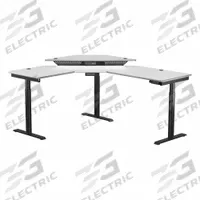 VERSADESK Standing Desk: Black, Wood, 60 in Overall Wd, 72 in Overall Dp, 45 1/2 in Max Desktop Ht (MPN VT1286072-03-01). Key specifications — attr989930: White; attr989931: Steel; attr989903: VERSADESK; attr989914: Black; attr989916: Wood.
