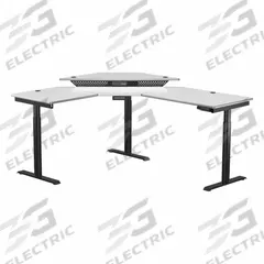 VERSADESK Standing Desk: Black, Wood, 60 in Overall Wd, 72 in Overall Dp, 45 1/2 in Max Desktop Ht (MPN VT1286072-03-01). Key specifications — attr989930: White; attr989931: Steel; attr989903: VERSADESK; attr989914: Black; attr989916: Wood.