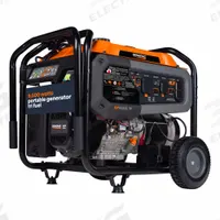 GENERAC Portable Generator: Conventional, Gasoline/Natural Gas/Propane, 9,500 W Running, 120/240V AC (MPN 8061). Key specifications — CARB Compliant: Yes; Includes GFCI Outlets: No; Parallel Configuration Capable: Yes; Rated Voltage: 120/240V AC; Carbon Monoxide (CO) Shutdown: Yes; Generator Brand: Generac.