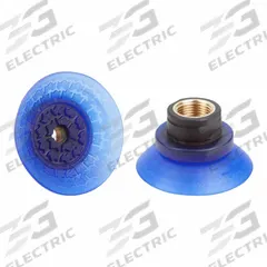 SCHMALZ Vacuum Pad Assembly: Deep, G3/8 in, 58.4 mm Pad Dia, Elastodur ED, Blue, 85 A, SAX (MPN 10.01.19.00150). Key specifications — attr1019101: 10.01.19.00150; attr1019103: SCHMALZ; attr1019107: 85 A.