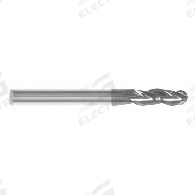 APPROVED VENDOR Ball End Mill: Carbide, AlTiN Coated, 3 Flute, 5/8" Mill Dia, 1-1/4" LOC - General Purpose Carbide Ball End Mills