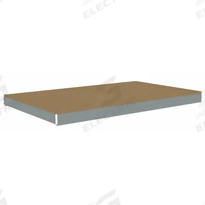 TENNSCO Shelf: 72 in x 30 in, 2,000 lb Load Capacity, Particleboard, Gray - Particleboard Decking Shelf Kits for Boltless Shelving