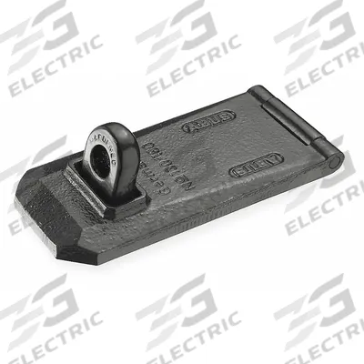 ABUS Hasp: Cast Iron, 7 in Ht, 7 1/16 in Lg - Conventional Hasps