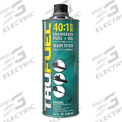 TRUSOUTH Trufuel 40 to 1, 2 Cycle Mix: 40:1, 1 qt Container Size, Can - 2-Cycle Fuels