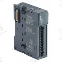 SCHNEIDER ELECTRIC Discrete Output Module: (8) Relay Out (MPN TM3DQ8R). Key specifications — Manufacturer Part Number: TM3DQ8R; Power Required: 24V DC; Product Type: Discrete Output Module; Series: Modicon; Number and Type of Outputs: (8) Relay; Mounting Style: Panel.