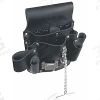 KLEIN TOOLS Tool Pouch: For 2 1/2 in Belt Wd - Max, 8 Pockets, Black, Leather (MPN 5178). Key specifications — Closure Type: Open Top; Attachment: Belt Slot; Color: Black; Brand: KLEIN TOOLS; For Tool Type: Pliers.