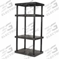 DURASHELF Plastic Shelving: 36 in x 24 in, 72 in Overall Ht, 4 Shelves (MPN AST3624x4). Key specifications — attr37431: Plastic; attr37432: Plastic; attr33754: DURASHELF.