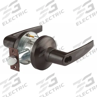 PDQ Door Lockset: Office Lever Locksets, Bronze
