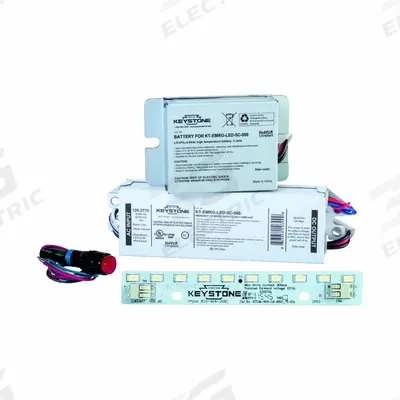 KEYSTONE TECHNOLOGIES Emergency LED Backup Kit: Linear, 500 lm - Emergency Drivers with LED Array Retrofits