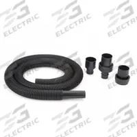 SHOP-VAC Vacuum Hose: 1 1/2 in Hose Dia, 8 ft Hose Lg, Plastic, Black (MPN 9050533). Key specifications — Material: Plastic; Brand: SHOP-VAC.