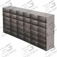 Freezer Rack: 22 1/4 in Overall Lg, 5 3/4 in Overall Wd, Stainless Steel, Handles (MPN RFS2566A). Key specifications — Includes: Handles; Material: Stainless Steel; Product Type: Freezer Rack; Brand: ARGOS TECHNOLOGIES.