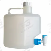 APPROVED VENDOR Carboy: 5 L, 1.32 gal, Polypropylene, 220 mm x 270 mm, Spigot, Colorless (MPN BNP05A). Key specifications — Autoclavable: Yes; Dispenser Location: Bottom; Features: Squat Profile; Body Color: Colorless; Brand: APPROVED VENDOR; Includes Closure: Yes; Screw Closure Size: 45 mm.