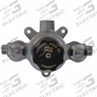 LEONARD VALVE Thermostatic Mixing Valve: 3/4 in Inlet Connection Size, 3/4 in Outlet Connection Size (MPN LV-20-LF-BDT-RF). Key specifications — attr1037830: Dial Thermometer; attr1037827: LEONARD VALVE.