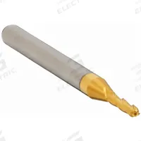 APPROVED VENDOR Ball End Mill: Carbide, TiN Coated, 3 Flute, 3/32" Mill Dia, 3/8" LOC, 1-1/2" OAL (MPN 222-001051)