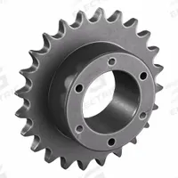 TRITAN Bushed Roller Chain Sprocket: For 80 Chain, 24 Teeth, 7.661 in Pitch Dia, 8.2 in Outside Dia (MPN 80SF24H). Key specifications — Brand: TRITAN; Required Bushing Series: SF.