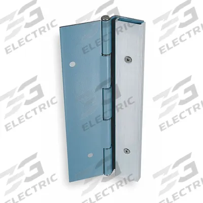 MARKAR Piano Hinge: Steel, 7 ft Leaf Ht, 1 3/4 in Leaf Wd - Half Surface-Mount Piano Hinges