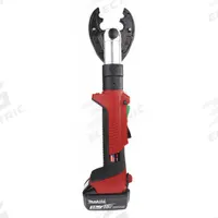 BURNDY Cordless Crimping Tool: 18 V, Die Head, 350 kcmil Max Copper, For W/X Dies, Scissor Head (MPN PATMD6LW). Key specifications — attr532196: Yes; attr557685: 8 AWG; attr557684: 8 AWG; attr557683: 350 kcmil; attr557682: 350 kcmil; attr532165: Makita 18V LXT; attr533563: Burndy; attr532179: Bare Tool.