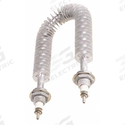 VULCAN Finned Tubular Heating Element: 27 7/16 in Overall Lg, 25 5/16 in Installation Dp - VULCAN Finned Tubular Heater Elements