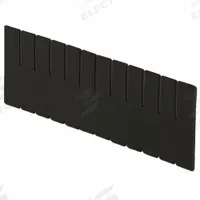 LEWISBINS Divider: 15 1/4 in x 7 1/2 in, Plastic, DC2080-XL (MPN DV1680-NXL). Key specifications — Material: Plastic; Color: Black; Compatible Manufacturer Model Number: DC2080-XL; Brand: LEWISBINS.