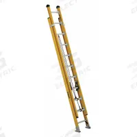 DEWALT Extension Ladder: 20 ft Ladder Size, Fiberglass, 375 lb Load Capacity, 51 lb Wt, 2 Sections (MPN DXL3420-20PG). Key specifications — Color: Yellow; Brand: DEWALT; Included Features: Mar-Resistant End Caps; Removable Fly: Fixed.