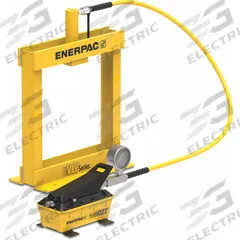 ENERPAC Hydraulic Press: Air, Bench Frame, 10 ton (MPN VLP106PAT1U). Key specifications — attr1088151: ENERPAC.