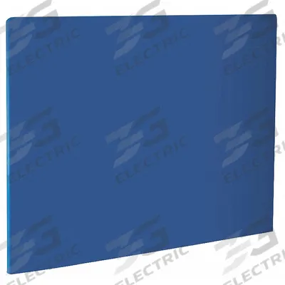 CRESTWARE Cutting Board: 24 in Overall Lg, 18 in Overall Wd, Blue, Polyethylene - Cutting Boards