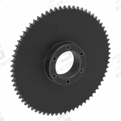TSUBAKI Single Strand Sprocket: For 40 Chain, 70 Teeth, 11.145 in Pitch Dia - Size 40 Bushed-Bore Roller Chain Sprockets