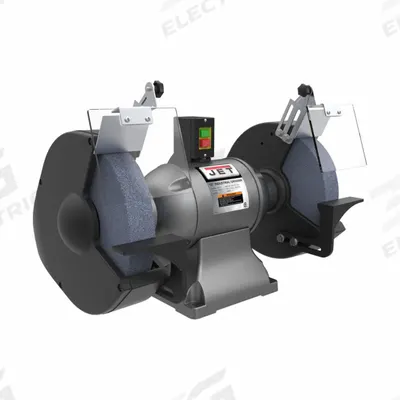 JET Bench Grinder: Fixed Speed, 2 hp, 12 in Max Wheel Dia, 1,800 RPM - Fixed-Speed Bench Grinders