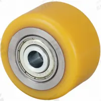 APPROVED VENDOR Caster Wheel: 2 5/8 in Wheel Dia., 1 9/16 in Wheel Wd, Polyurethane, Steel, Std, Tan (MPN VSTH 65/15K-BB0.5). Key specifications — Brand: APPROVED VENDOR; Wheel/Tread Color: Tan.