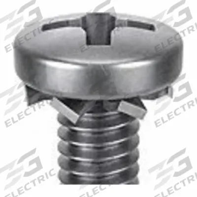 SEMS Screw: External Tooth, M5x0.80 Thread Size, 12 mm Lg, Stainless Steel, Passivated - Machine Screws with External Tooth Lock Washers
