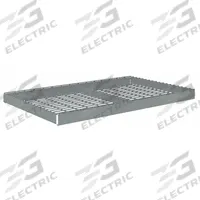 TENNSCO Shelf: 60 in x 36 in, 2,250 lb Load Capacity, Steel, 5 ga Decking, Gray, Shelf (MPN ZLCS-6036W). Key specifications — Decking Material: Steel; Includes: (4) Beams; Decking Finish: Zinc Plated; Shelf Configuration: Single Straight; Color: Gray; Frame Material: Steel; Brand: TENNSCO; Frame Finish: Zinc Plated.