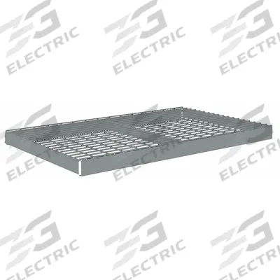 TENNSCO Shelf: 60 in x 36 in, 2,250 lb Load Capacity, Steel, 5 ga Decking, Gray - Wire Decking Shelf Kits for Boltless Shelving