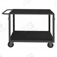 APPROVED VENDOR Metal Shelf Cart: 1,400 lb, 79 in L x 37 in W x 36 in H Overall Dim, Flush Lip, Std (MPN IC2436315PO95). Key specifications — Caster/Wheel Configuration: (2) Rigid; Brand: APPROVED VENDOR.