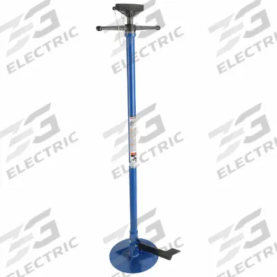 WESTWARD Support Stand: Threaded Rod with T-Handle, Round, 0.75 ton Load Capacity - Auxiliary Support Stands