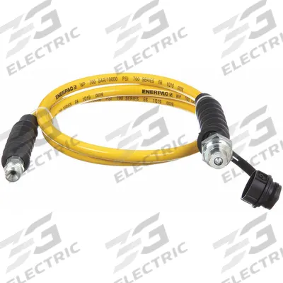 ENERPAC Hydraulic Hose Assembly: 1/4 in ID, CH604 x NPTF, 6 ft Lg, Yellow - Enerpac H700 Abrasion-Resistant Hydraulic Hose Assemblies