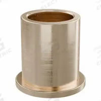 Flanged Sleeve Bearing: Bronze, SAE 841, 10 mm Bore, 13 mm OD, 16 mm Lg, -35°F to 300°F, 10 PK (MPN FFM1013-16B). Key specifications — System of Measurement: Metric; Material Grade: SAE 841; Flange Type: Flanged; Brand: OILITE.