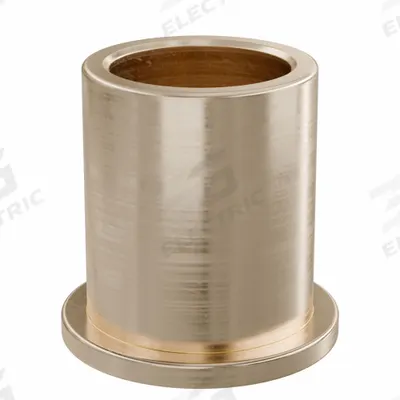 OILITE Flanged Sleeve Bearing: Bronze, SAE 841, 10 mm Bore, 13 mm OD, 16 mm Lg - Lubricated General Purpose Metallic Flanged Sleeve Bearings