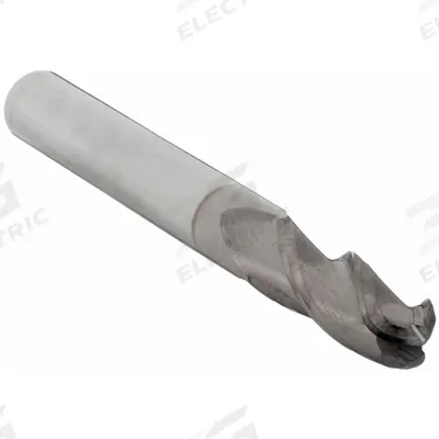 APPROVED VENDOR Ball End Mill: Carbide, TiCN Coated, 3 Flute, 1/4" Mill Dia, 3/4" LOC - General Purpose Carbide Ball End Mills