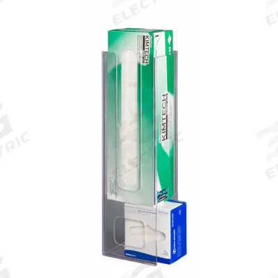 POLTEX Lab Wipe Holder: 4 1/8 in Overall Wd, 18 3/8 in Overall Ht, 5 5/8 in Overall Lg - Lab Storage Bins
