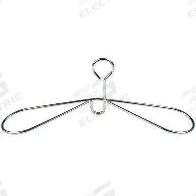 GROVES Closed Loop Coat Hanger: 17 5/8 in W x 4 in D x 6 in H (MPN DKH-C) - Coat & Glove Hangers